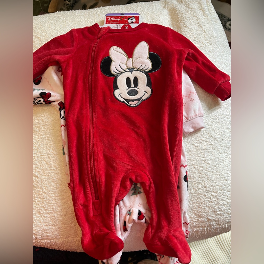 NWT Disney fleece sleepers